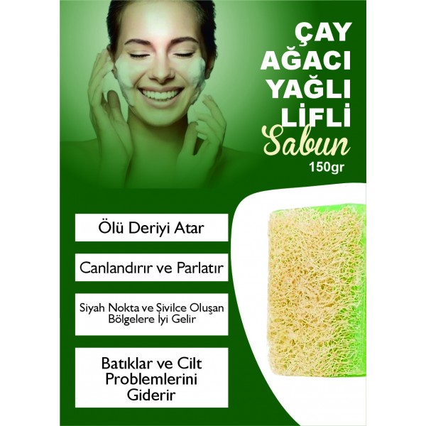 VA COSMETIC ÇAY AĞACI LİFLİ SABUN VA COSMETIC ÇAY AĞACI LİFLİ SABUN