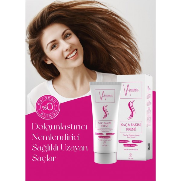 VA COSMETIC SAÇ BAKIM KREMİ 250 ML VA COSMETIC SAÇ BAKIM KREMİ 250 ML
