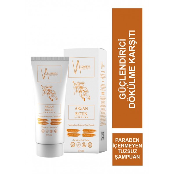VA COSMETIC ARGAN BIOTIN ŞAMPUAN 250 ML VA COSMETIC ARGAN BIOTIN ŞAMPUAN 250 ML