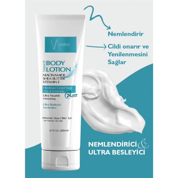 VA COSMETIC VÜCUT LOSYONU 200 ML VA COSMETIC VÜCUT LOSYONU 200 ML